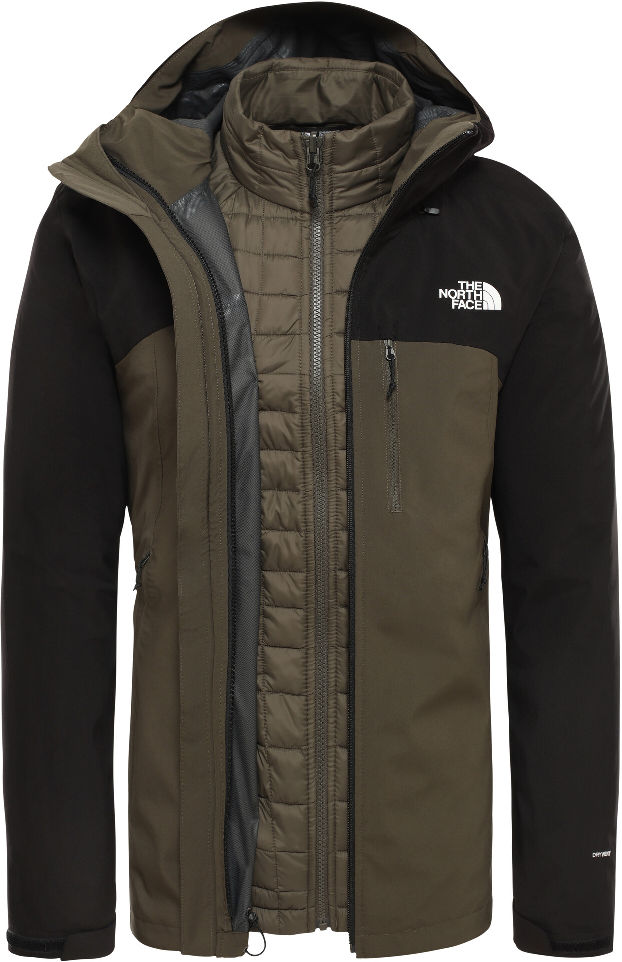 the north face tball triclim